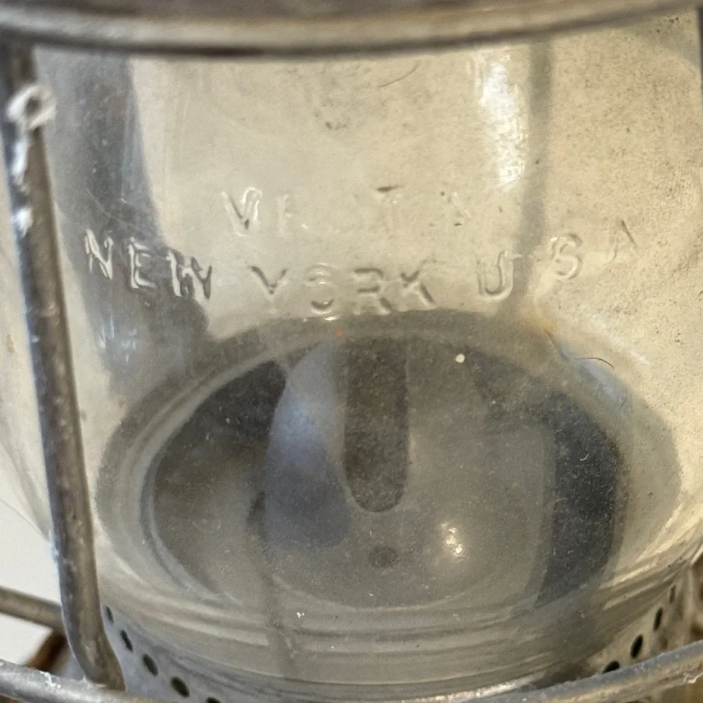 Vintage Dietz Vesta Railroad Lantern - New York USA - Industrial Decor